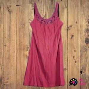 American Eagle Outfitters Wine Knit Tank T-shirt dress size 14